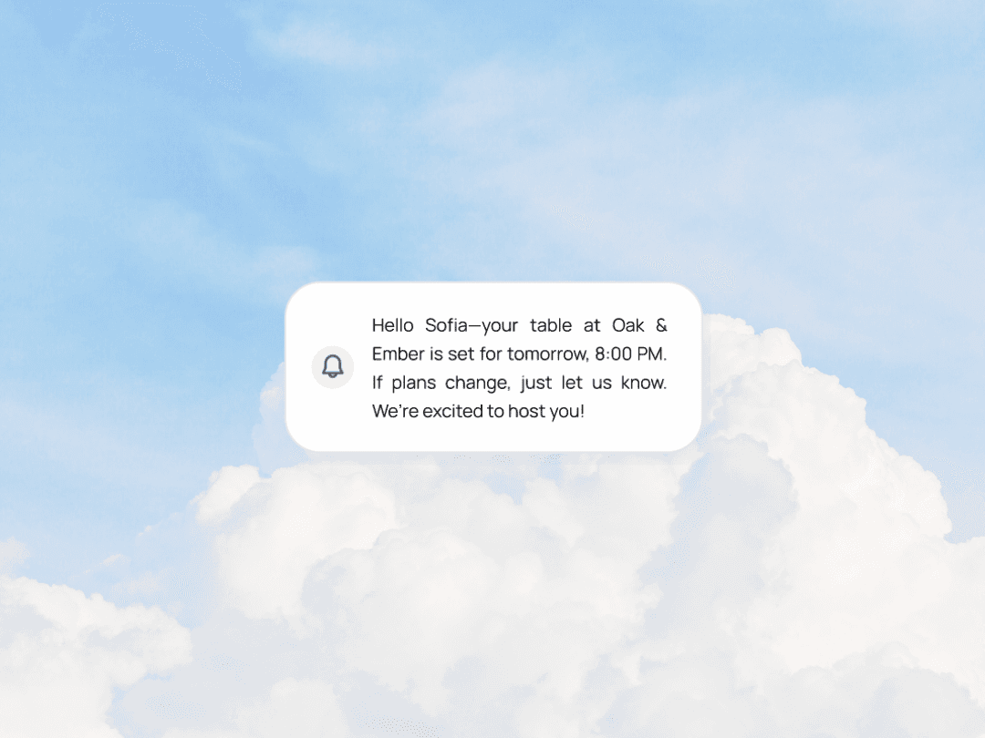 Two Messages Every Restaurant Booking Needs on Fridays
