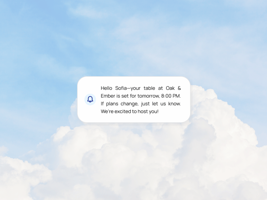 Two Messages Every Restaurant Booking Needs on Fridays